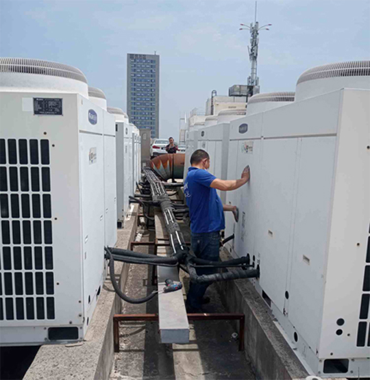 黄石港中央空调制热和不制冷系统维修方法